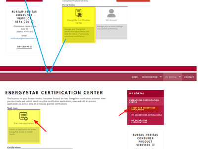 Koken chaos gen How to start a new EnergyStar certification application | Bureau Veritas -  Consumer Product Services Customer Self Service Portal